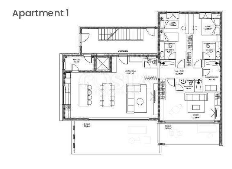 Wohnung zum Kauf 1.615.000 € 4 Zimmer Nin 23232