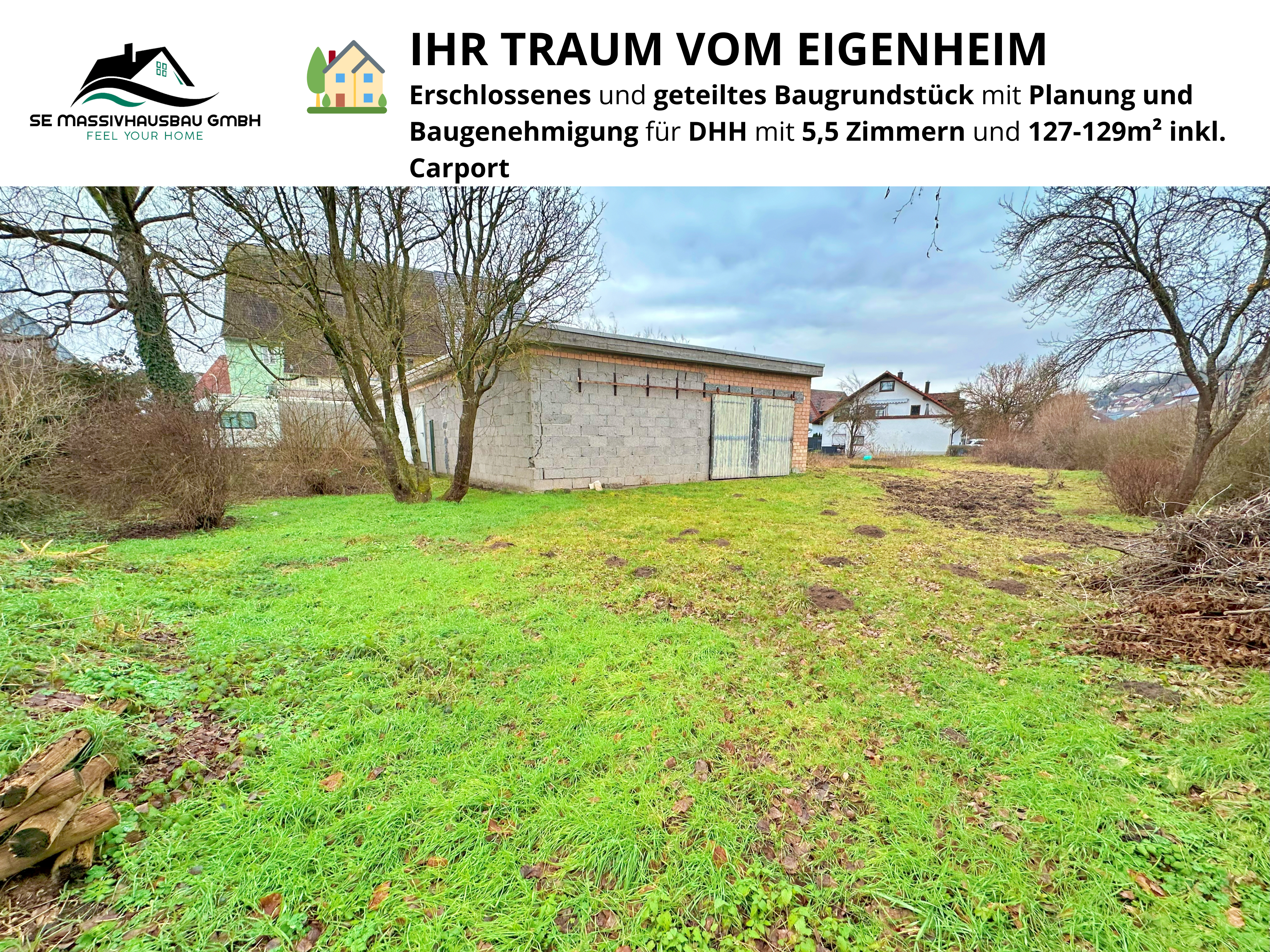 Grundstück zum Kauf 68.325 € 190 m²<br/>Grundstück Mühlheim Sulz am Neckar 72172