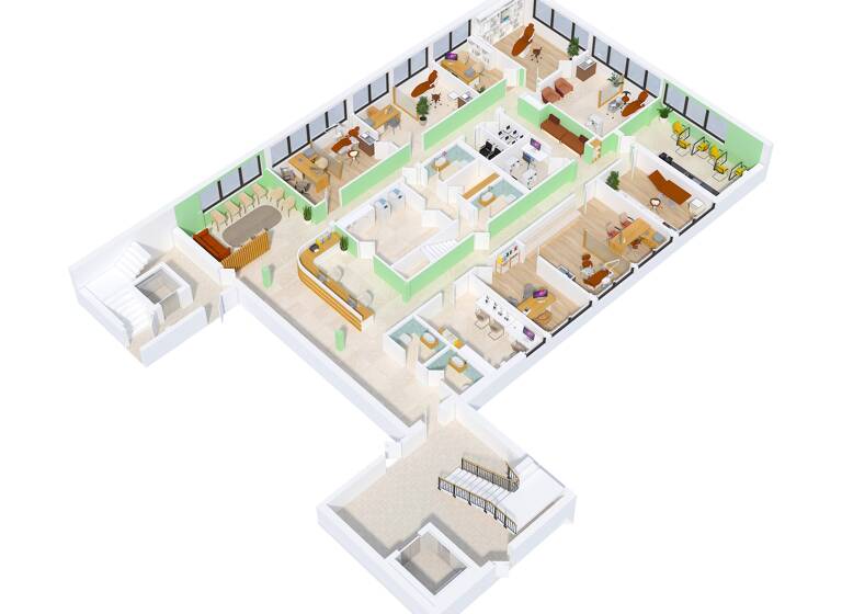 Praxisfläche zur Miete - Erstbezug provisionsfrei 15,90 € 15 Zimmer 220 m² Bürofläche Jettingen Jettingen-Scheppach 89343