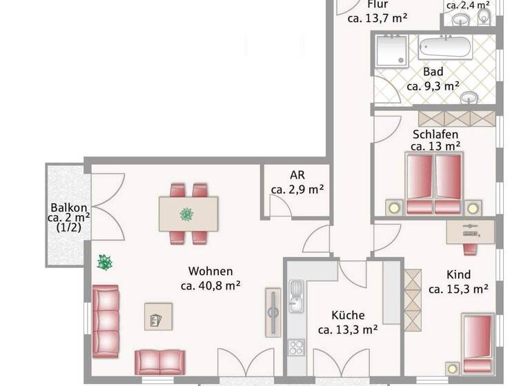 Wohnung zum Kauf 595.000 € 3 Zimmer 125 m² 1. Geschoss frei ab sofort Oberaudorf 83080