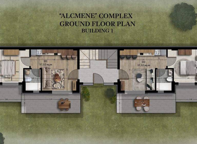 Studio zum Kauf 134.000 € 1 Zimmer 44,7 m² Skala Rachonio, Thasos