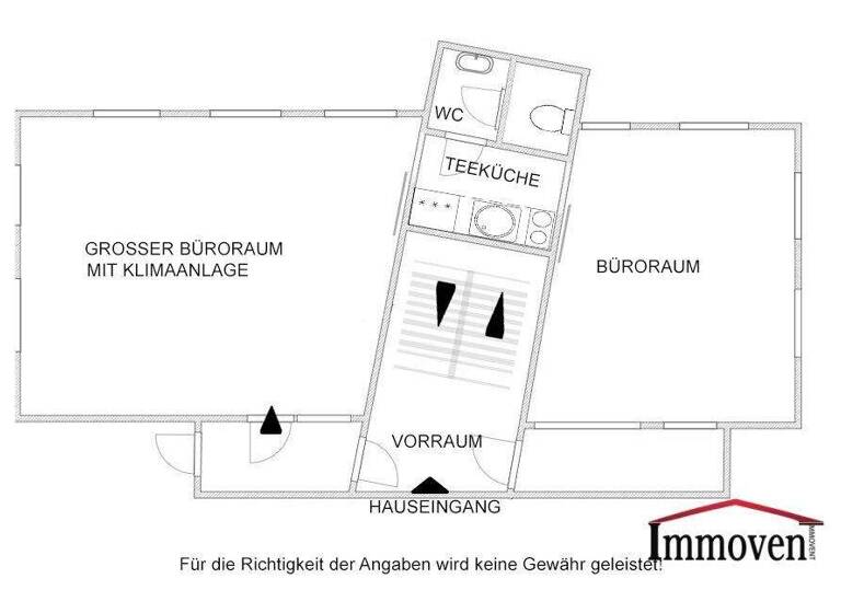 Büro zur Miete 816 € 2 Zimmer Merangasse Sankt Leonhard Graz 8010
