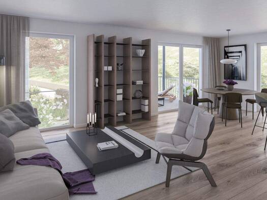 Penthouse zum Kauf - Neubau provisionsfrei 542.000 € 2 Zimmer 75,5 m² 3. Geschoss Auggener Weg 6a Müllheim 79379