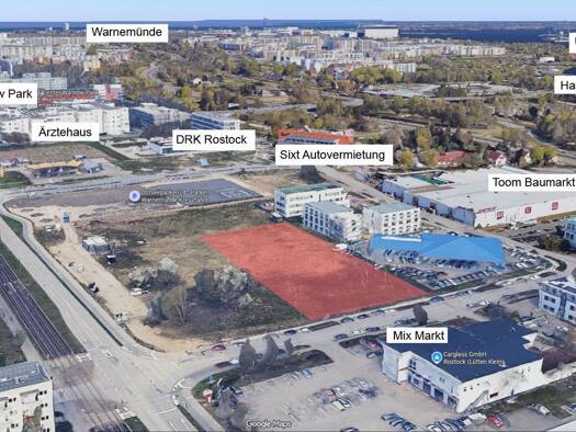 Gewerbegrundstück zum Kauf 3.866 m² Grundstück Lütten Klein Rostock 18107