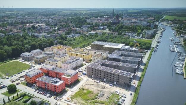 Wohnung zur Miete - Erstbezug 1.132 € 4 Zimmer 87,7 m² 1. Geschoss frei ab sofort Fleischervorstadt Greifswald 17489