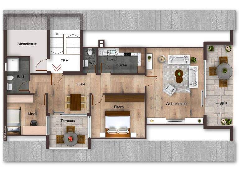 Wohnung zum Kauf 349.000 € 3,5 Zimmer 85,1 m² Weiler zum Stein Leutenbach 71397