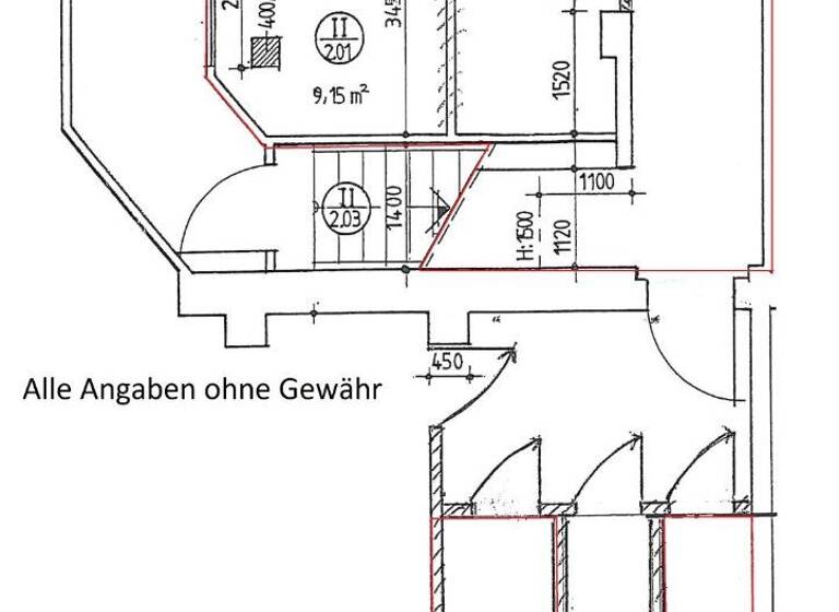 Bürofläche zur Miete 320 € 1 Zimmer 32 m² Bürofläche Güstrow 18273