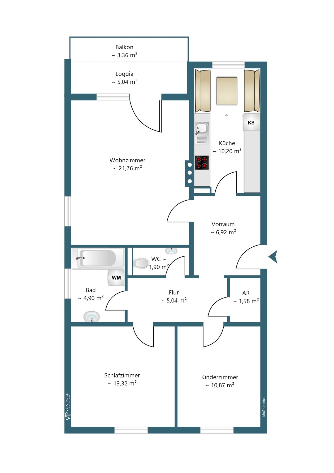 Wohnung zum Kauf 249.000 € 3 Zimmer 76,9 m²<br/>Wohnfläche Eggelsberg 5142