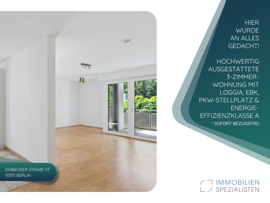 Wohnung zum Kauf 598.000 € 3 Zimmer 94 m² 1. Geschoss Einbecker Straße 57 Friedrichsfelde Berlin 10315
