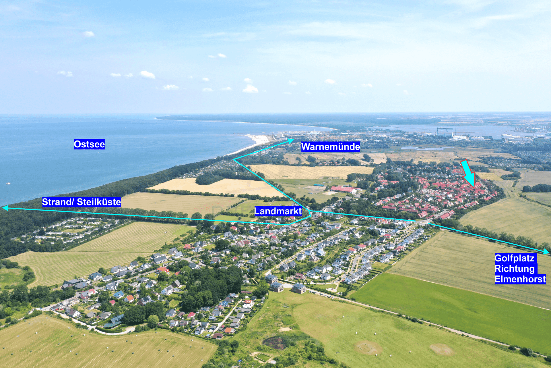 Reihenmittelhaus zum Kauf provisionsfrei 449.000 € 4 Zimmer 126 m²<br/>Wohnfläche 182 m²<br/>Grundstück Am Findling 48 Diedrichshagen Rostock 18119