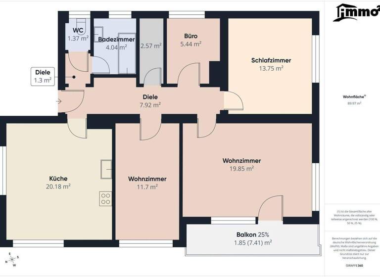 Wohnung zum Kauf 279.000 € 3,5 Zimmer 1. Geschoss Innere Stadt Klagenfurt am Wörthersee 9020