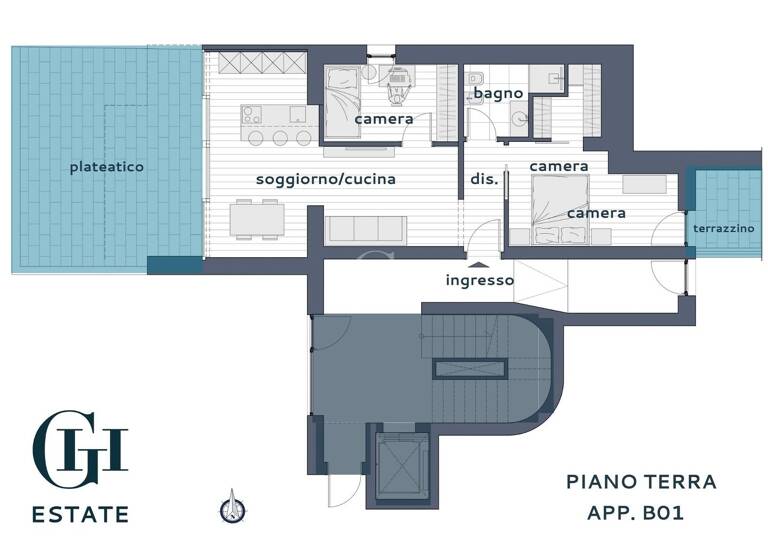 Wohnung zum Kauf 450.000 € 2 Zimmer 67 m² EG frei ab sofort Via Santa Croce 26 Trento 38122