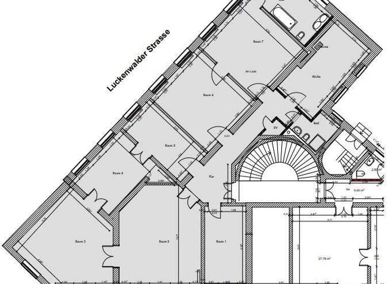 Bürofläche zur Miete 20 € 7 Zimmer 232,8 m² Bürofläche Tempelhofer Ufer 32 Kreuzberg Berlin Kreuzberg 10963