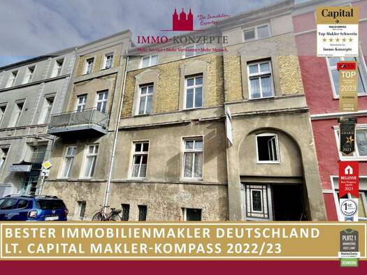 Mehrfamilienhaus zum Kauf 550.000 € 324 m² 257 m² Grundstück Gaußstr. 17 Schelfstadt Schwerin 19055