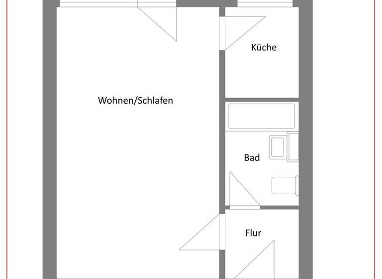 Wohnung zum Kauf 150.000 € 1 Zimmer 33 m²<br/>Wohnfläche 4.<br/>Geschoss Lechhausen Augsburg 86167
