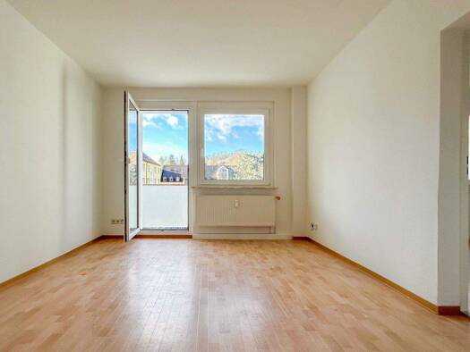 Wohnung zur Miete 240 € 2 Zimmer 45,5 m² 2. Geschoss Friedrich-Schiller-Straße 32 Jößnitz 08547