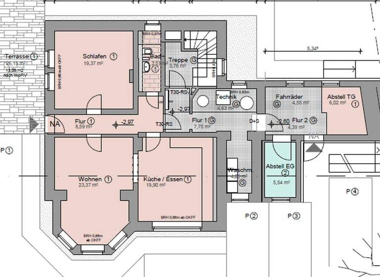 Terrassenwohnung zum Kauf provisionsfrei 299.000 € 3 Zimmer 84,3 m² Friedrich-Pieper-Str. 6 Heiligenkirchen Detmold 32760