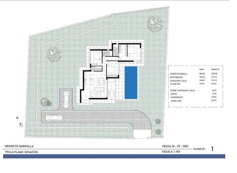 Villa zum Kauf 1.185.000 € 4 Zimmer 167 m² 1.252 m² Grundstück Calpe 03710