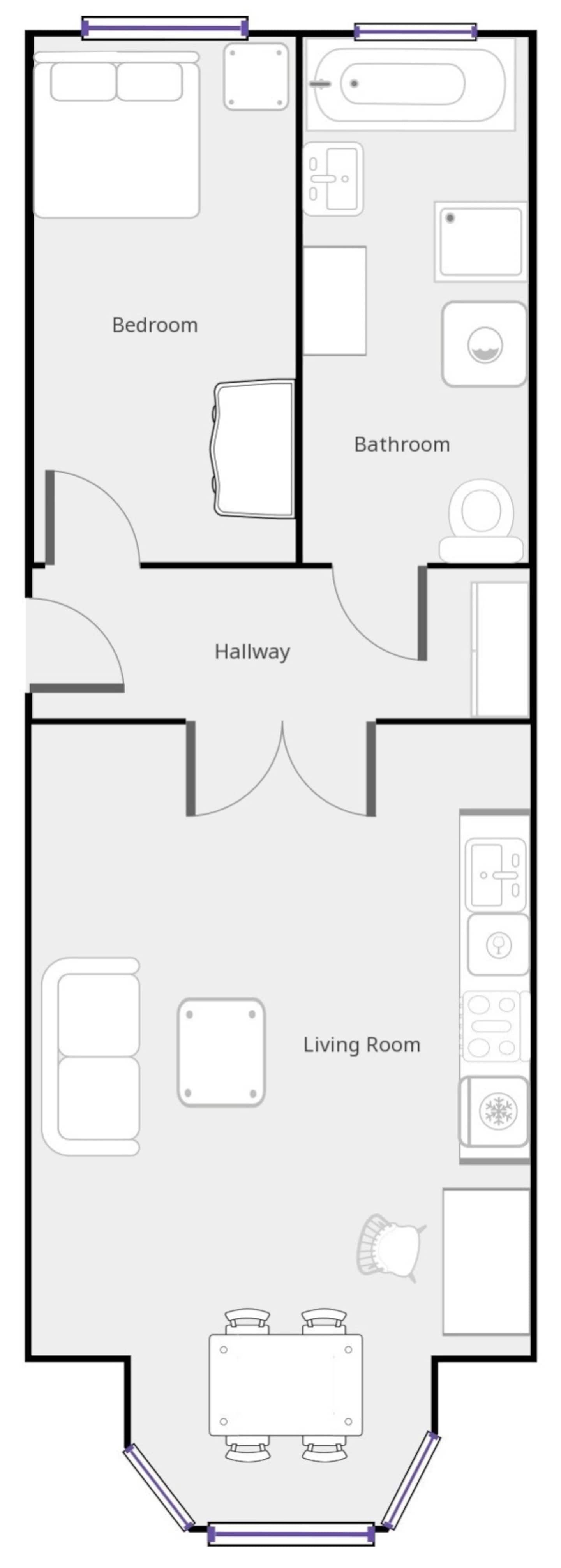 Wohnung zum Kauf 460.000 € 2 Zimmer 50 m²<br/>Wohnfläche ab sofort<br/>Verfügbarkeit Kreuzberg Berlin 10997