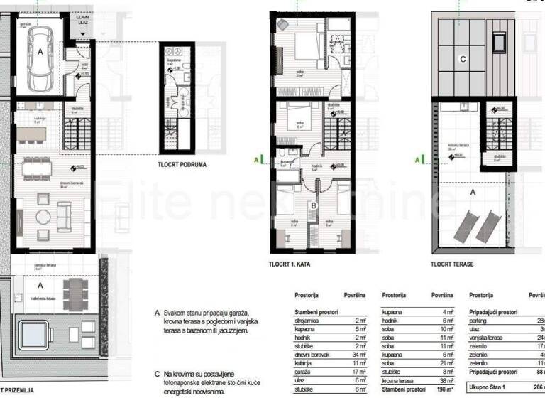 Wohnung zum Kauf 752.000 € 4 Zimmer 198 m² Kostrena