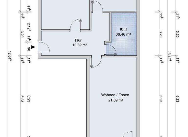 Wohnung zum Kauf 125.000 € 2 Zimmer 72 m² 1. Geschoss Pampow 19075