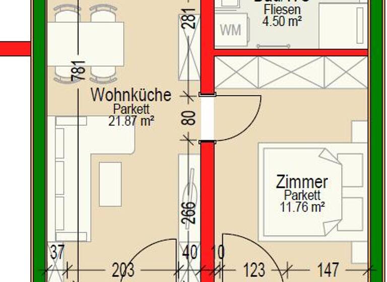 Wohnung zum Kauf 155.000 € 2 Zimmer 43 m² 1. Geschoss Stainz 8510