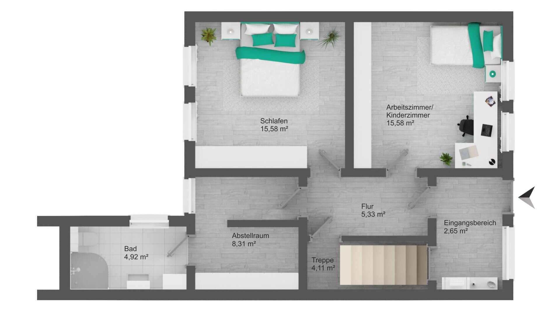 Reihenmittelhaus zum Kauf 3 Zimmer 106,3 m²<br/>Wohnfläche 446 m²<br/>Grundstück Muldenstein Muldestausee 06804