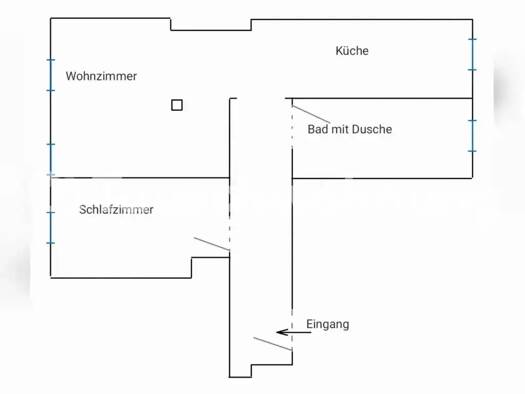 Wohnung zur Miete Tauschwohnung 480 € 2 Zimmer 54 m² 1. Geschoss Probstheida Leipzig 04299