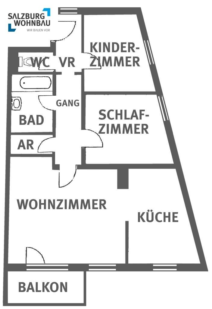 Wohnung zur Miete 421 € 3 Zimmer 79,2 m²<br/>Wohnfläche Bergherrenstraße 27 Böckstein 5645