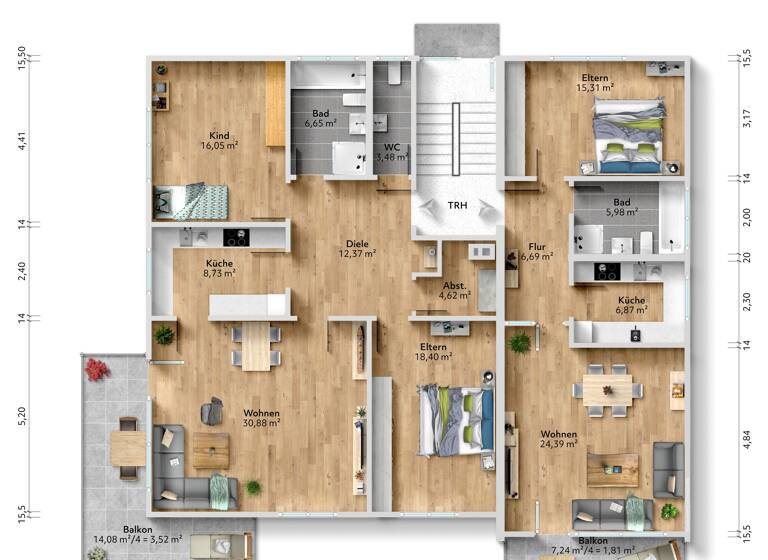 Mehrfamilienhaus zum Kauf 1.150.000 € 15 Zimmer 481 m²<br/>Wohnfläche 909 m²<br/>Grundstück Vogesenstraße 6 Heitersheim Heitersheim 79423