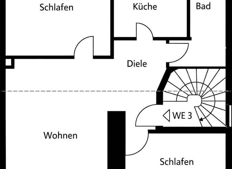 Wohnung zum Kauf provisionsfrei 308.000 € 4 Zimmer 98 m² 2. Geschoss Frohnhausen Essen 45145