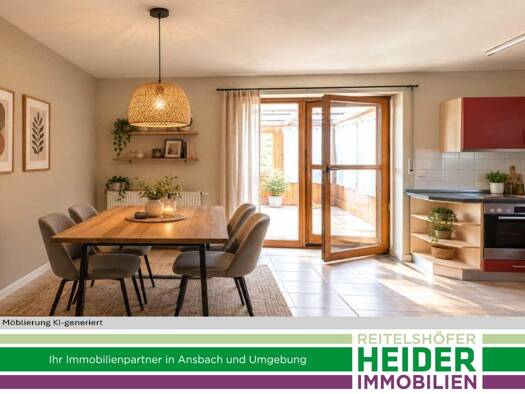 Einfamilienhaus zur Miete 1.400 € 7 Zimmer 147 m² 628 m² Grundstück Brünst Herrieden 91567