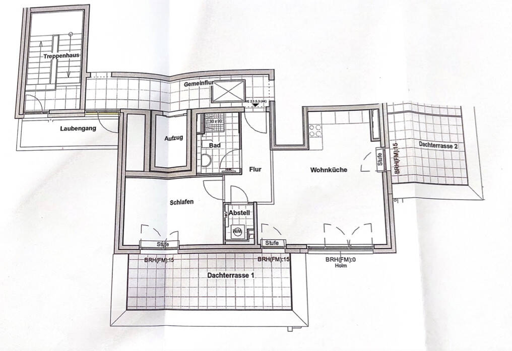 Penthouse zur Miete 1.180 € 2 Zimmer 74 m²<br/>Wohnfläche 5.<br/>Geschoss 01.05.2025<br/>Verfügbarkeit Wedel 22880