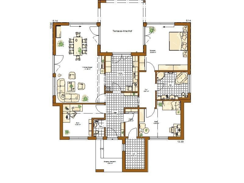 Bungalow zum Kauf provisionsfrei 864.130 € 4 Zimmer 147 m²<br/>Wohnfläche 1.113 m²<br/>Grundstück Gerbrunn 97218