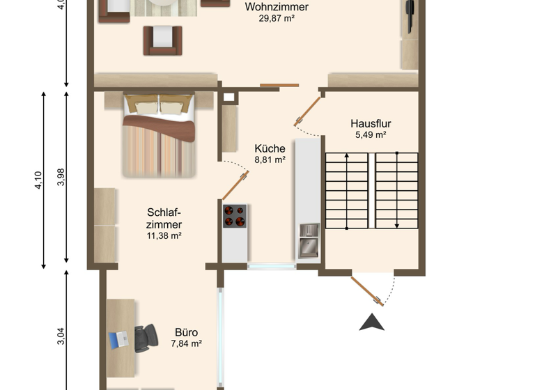 Doppelhaushälfte zum Kauf 49.000 € 4 Zimmer 109,4 m²<br/>Wohnfläche 327 m²<br/>Grundstück Schönebeck Schönebeck (Elbe) 39218