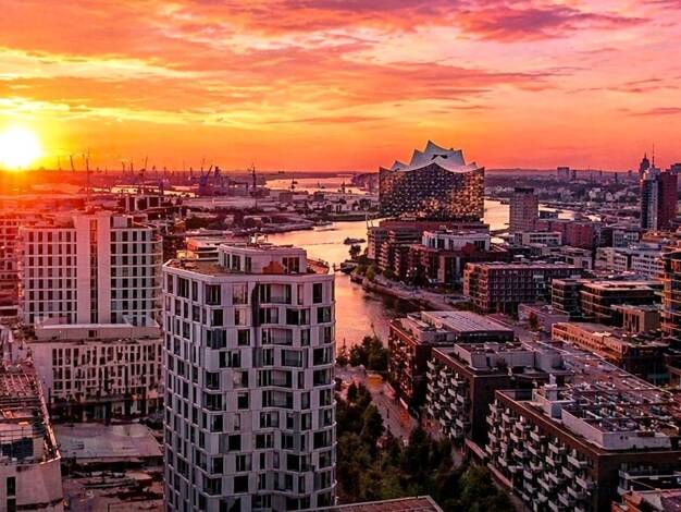 Wohnung zum Kauf - Erstbezug 880.000 € 2 Zimmer 60 m² 8. Geschoss Hübenerstraße 8 HafenCity Mitte 20457