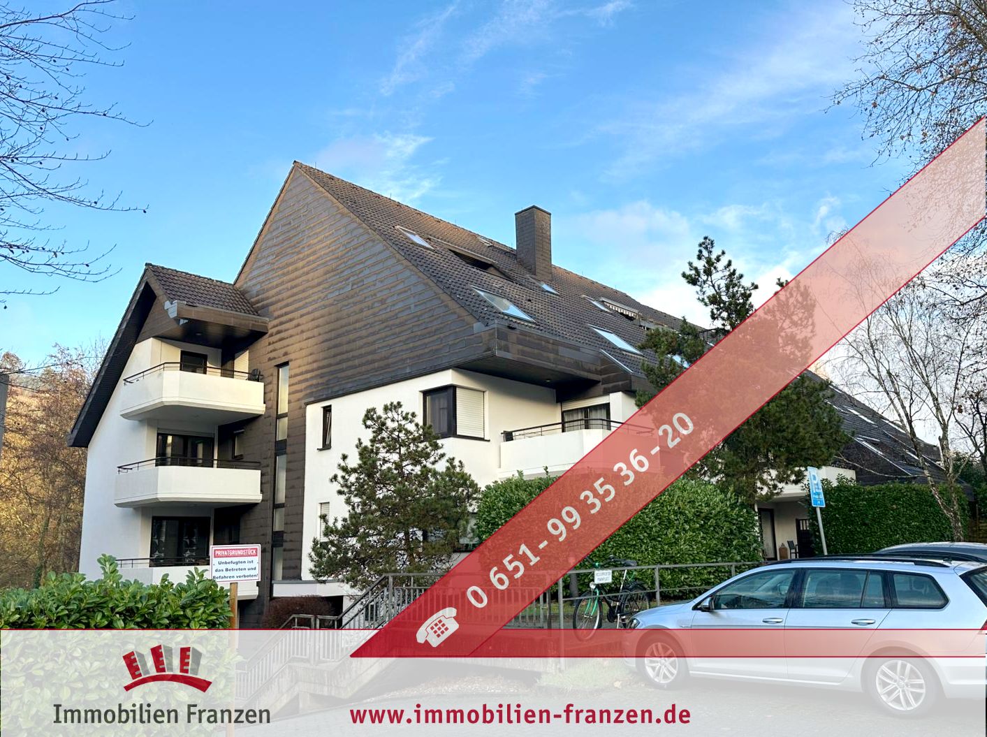 Wohnung zum Kauf 174.800 € 2 Zimmer 49,2 m²<br/>Wohnfläche 3.<br/>Geschoss Olewig 1 Trier 54295