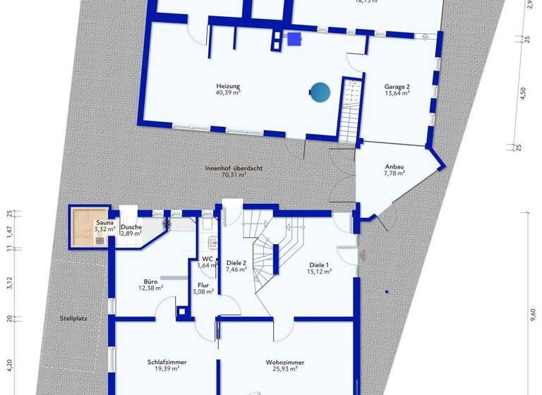 Mehrfamilienhaus zum Kauf 649.000 € 11 Zimmer 410 m² 395 m² Grundstück Schwenningen Villingen-Schwenningen 78056