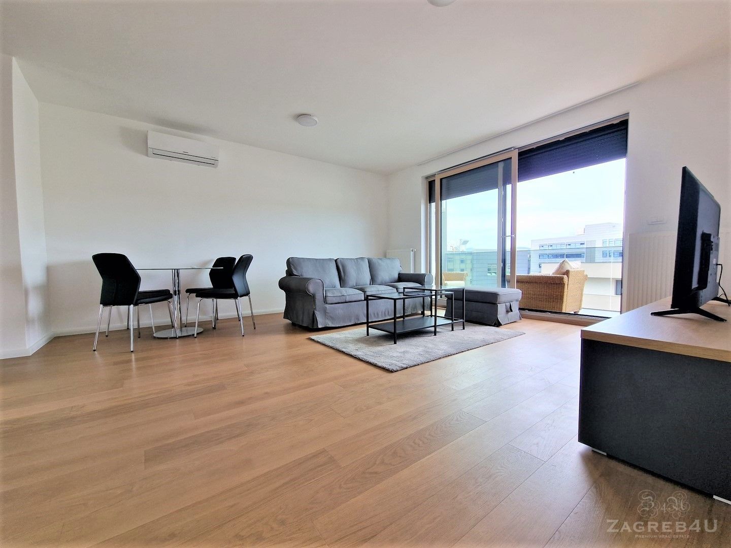 Wohnung zur Miete 1.100 € 2 Zimmer 60 m²<br/>Wohnfläche 6.<br/>Geschoss Tresnjevka - north