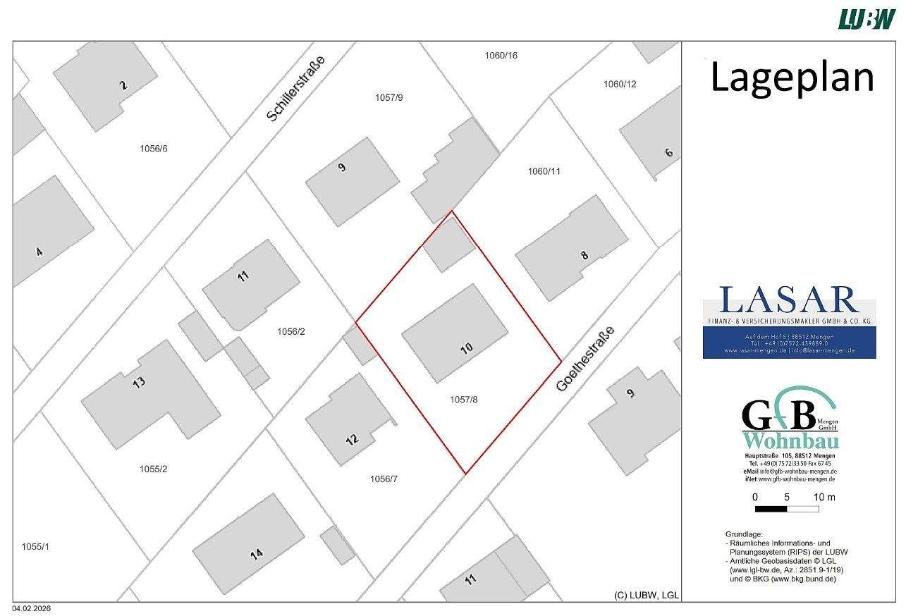 Immobilie in Sigmaringen - Einfamilienhaus u. DG.-Wohnung in Laiz mit viel Wohnfläche - Bild 2