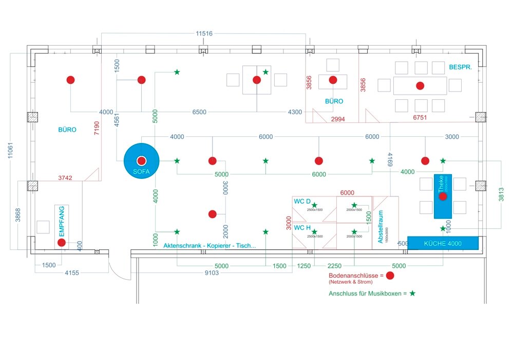 Bürofläche zur Miete provisionsfrei 280 m²<br/>Bürofläche Neustadt - Südost Neustadt am Rübenberge 31535