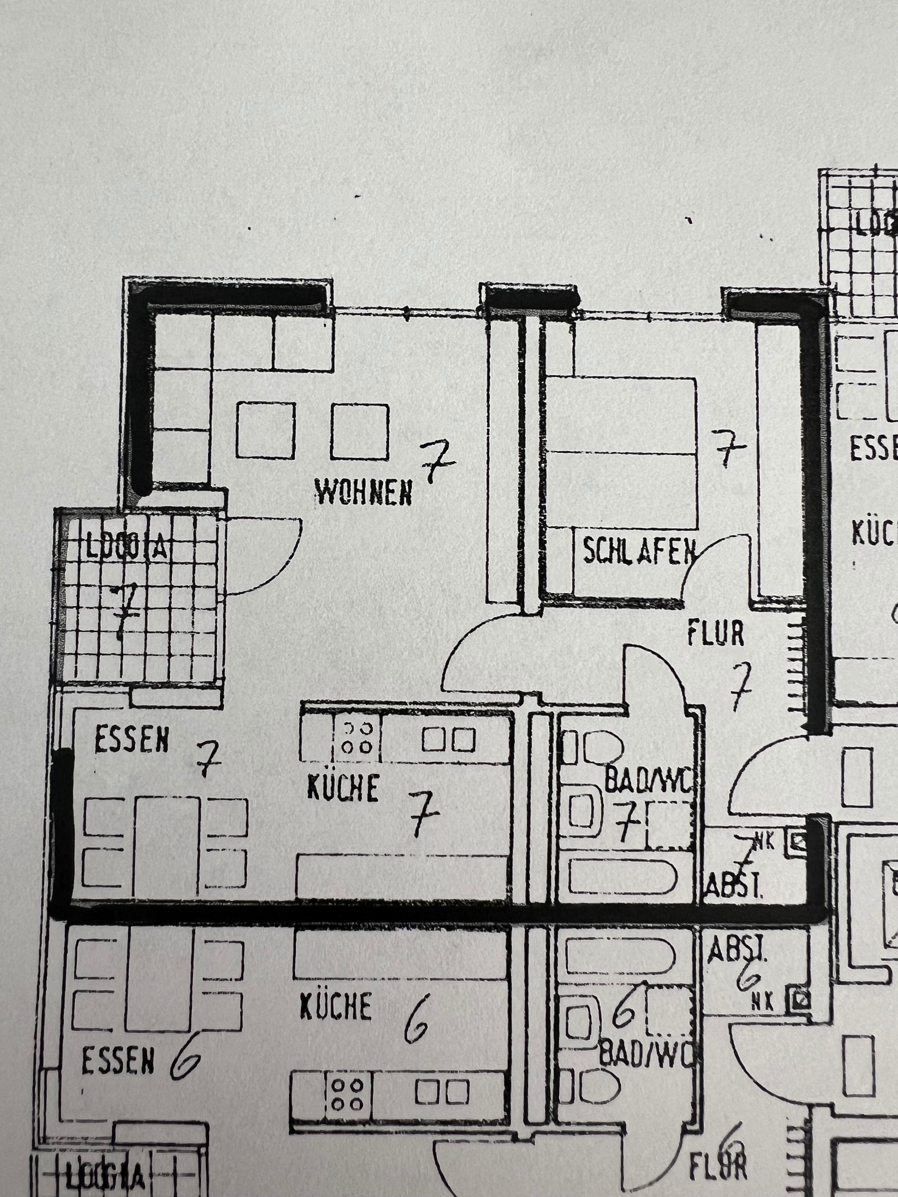 Wohnung zur Miete 725 € 2 Zimmer 63 m²<br/>Wohnfläche 1.<br/>Geschoss ab sofort<br/>Verfügbarkeit Hans-Fallada-Strasse 98 Langwasser - Nordost Nürnberg 90471