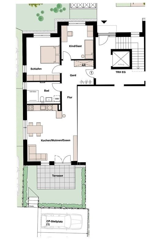 Wohnung zum Kauf provisionsfrei 459.000 € 3 Zimmer 80,2 m²<br/>Wohnfläche Ronhof 151 Fürth 90765