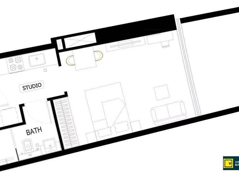 Studio zum Kauf provisionsfrei 200.000 € 1 Zimmer 41 m² Dubai 01000