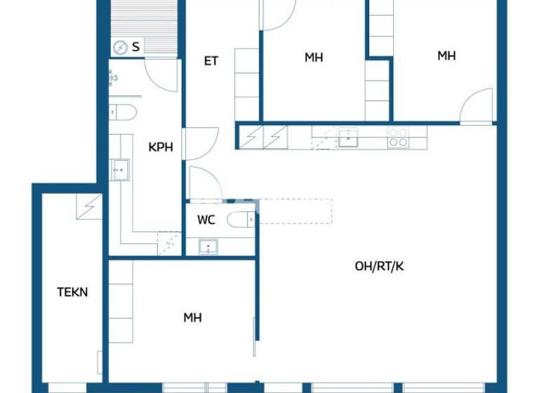 Doppelhaushälfte zum Kauf 387.000 € 4 Zimmer 90 m² 2.406 m² Grundstück Vesikkotie 12 Vantaa 01450