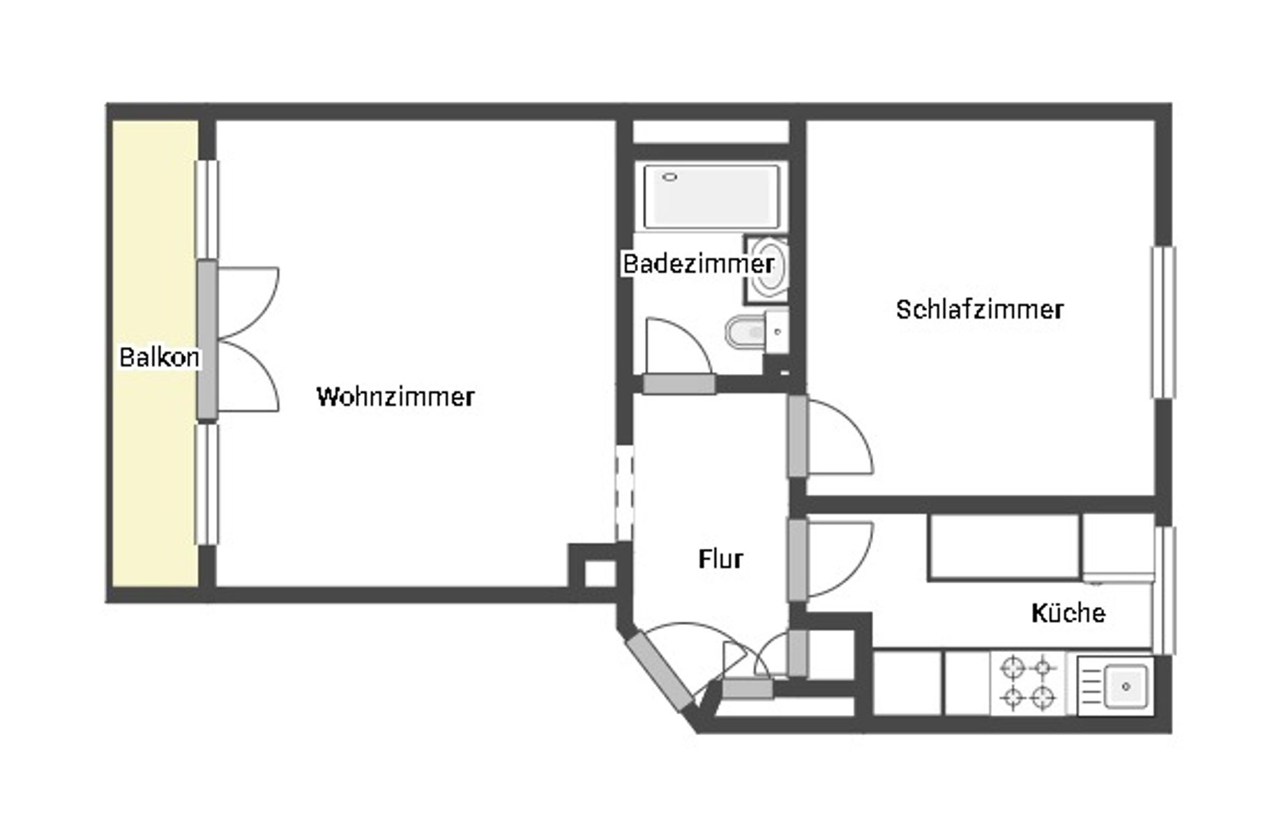 Wohnung zum Kauf 239.000 € 2 Zimmer 52,3 m²<br/>Wohnfläche 4.<br/>Geschoss Schmidener Vorstadt Stuttgart 70374