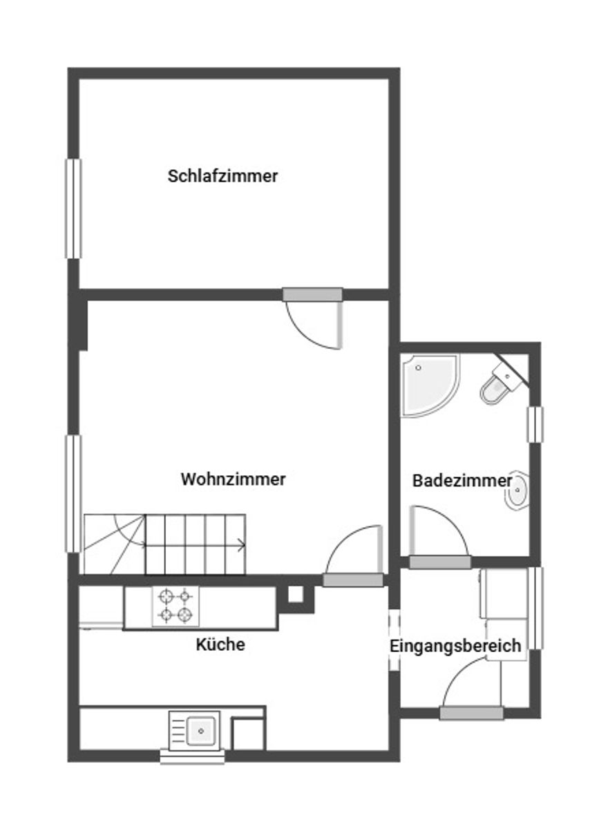 Immobilie zum Kauf als Kapitalanlage geeignet 120.000 € 3 Zimmer 60,7 m²<br/>Fläche 988,2 m²<br/>Grundstück Eversen Ahausen 27367