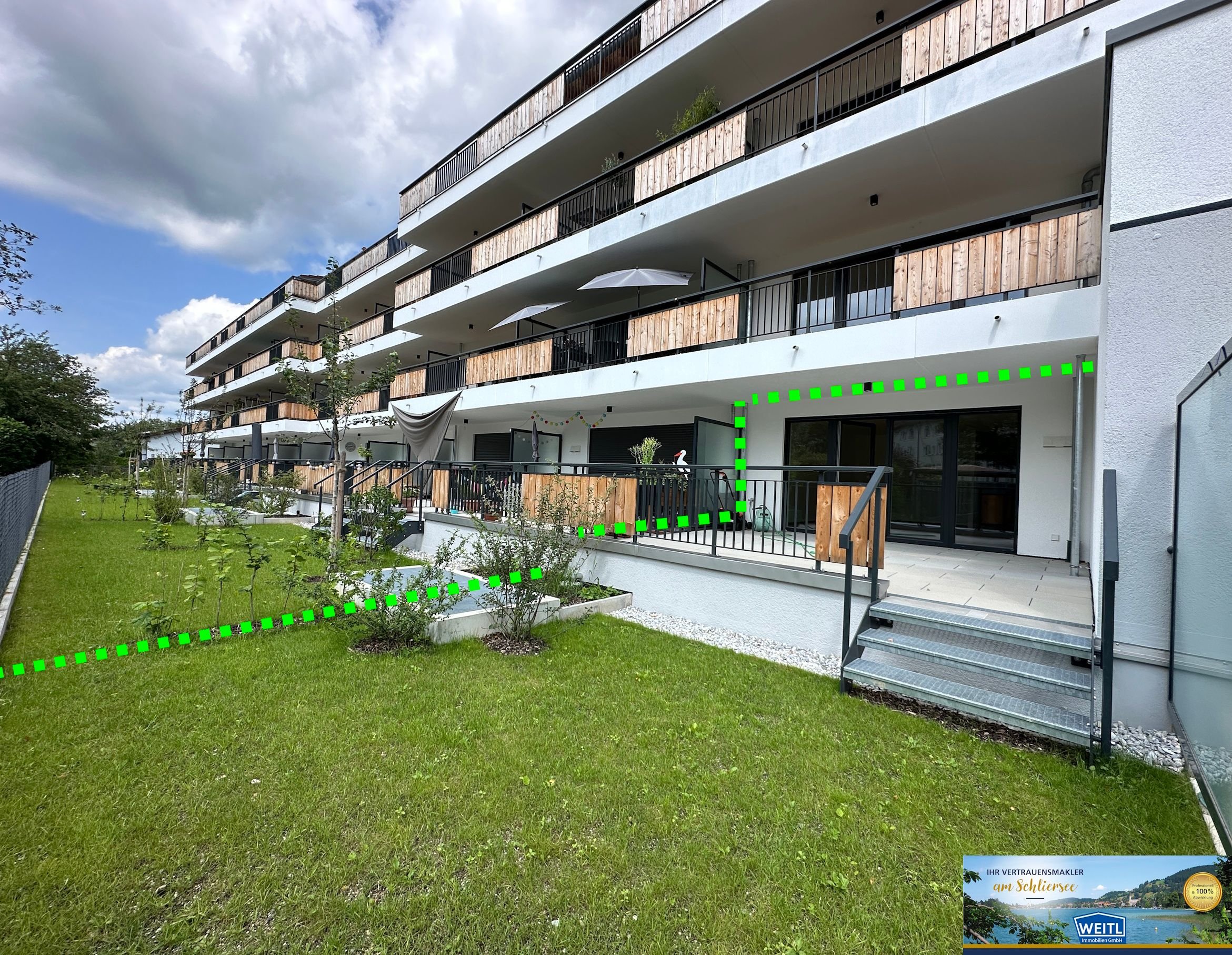 Terrassenwohnung zum Kauf 424.800 € 1 Zimmer 62,1 m²<br/>Wohnfläche EG<br/>Geschoss Miesbach Miesbach 83714