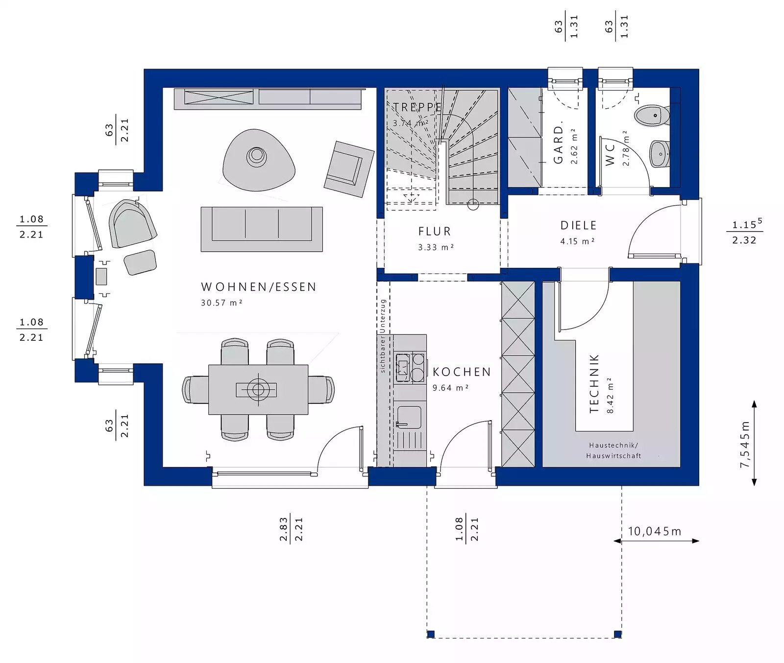 Einfamilienhaus zum Kauf 570.460 € 4 Zimmer 126 m²<br/>Wohnfläche 600 m²<br/>Grundstück Elmschenhagen Bezirk 3 Kiel 24146