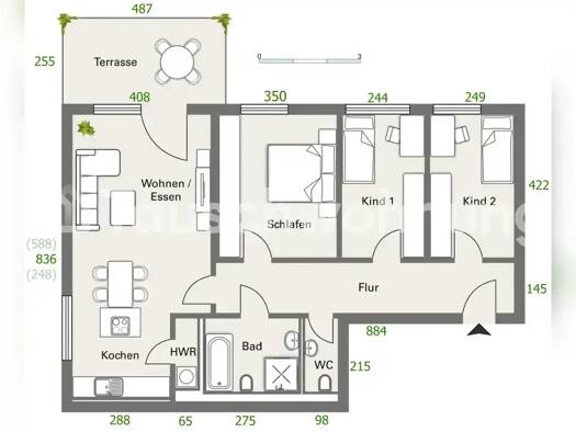 Wohnung zur Miete Tauschwohnung 1.100 € 4 Zimmer 96 m² Altstadt Erfurt 99096
